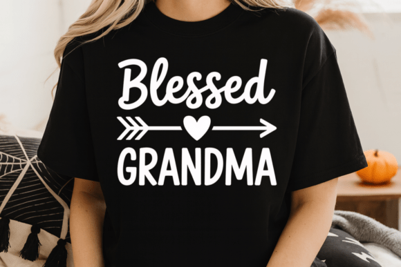 Blessed Grandma PNG for T-Shirt Designs