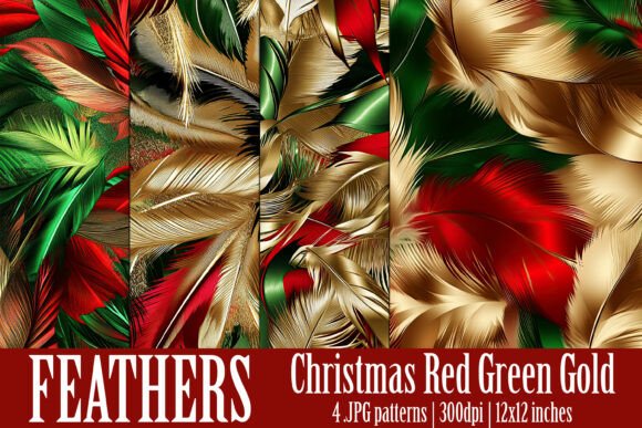Christmas Colors Feathers Patterns, S4 Review