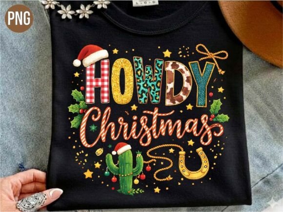 Howdy Christmas Western Cactus Santa PNG Review