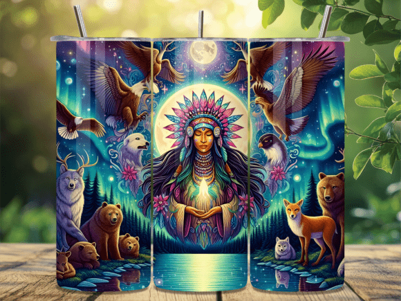 Native Girl Spirit Animals Tumbler Wrap Review