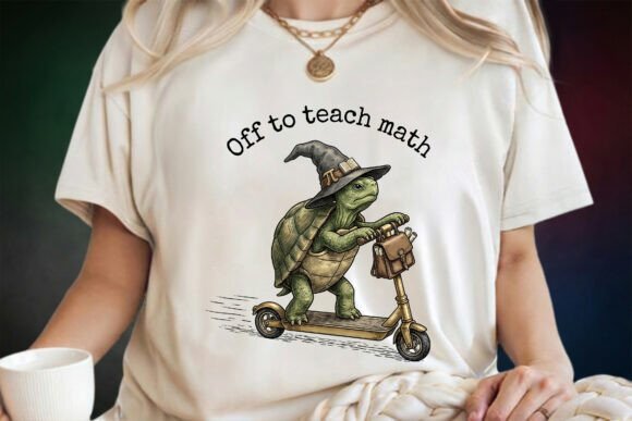 Off to Teach Math Funny Teacher Shirt: T-Shirt Designs
