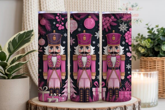 Pink Nutcracker Christmas Tumbler Wraps Review