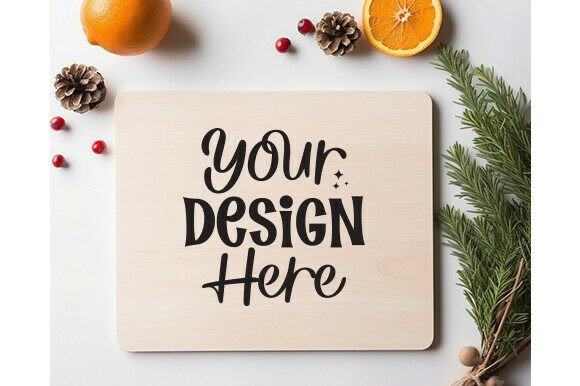 Review: Christmas Kitchen Cutting Board Mockup 5