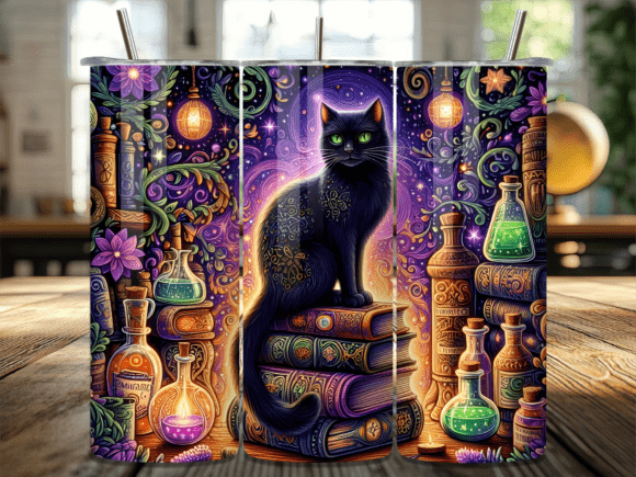 Reviewing Magic Potion Witchy Cat Tumbler Wraps