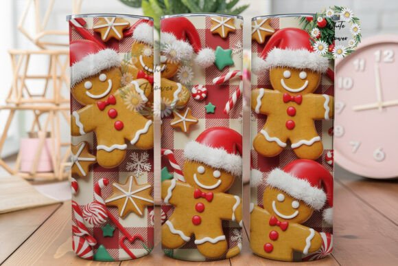 Reviewing the Gingerbread Christmas Plaid Tumbler Wrap