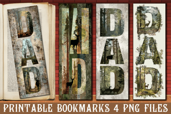 Reviewing the Green Moss Nature Forest Dad Bookmark Design