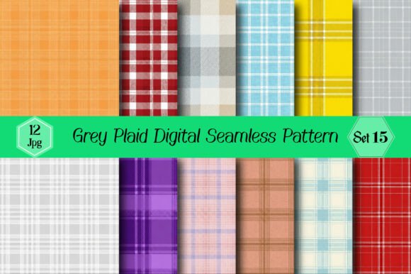 Reviewing the Grey Plaid Digital Seamless Pattern for Stitch