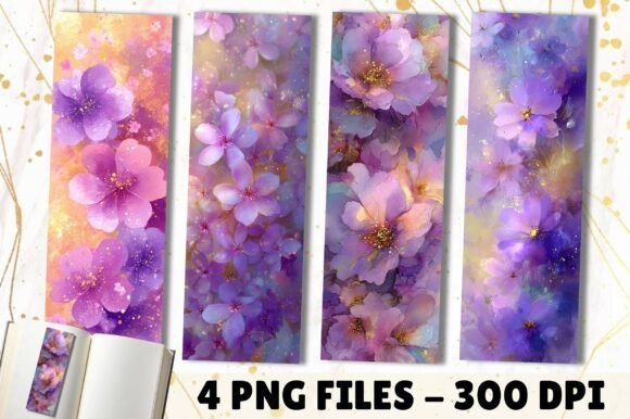 Reviewing the Purple Pink Abstract Flower Bookmark for Embroidery