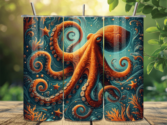 Vintage Nautical Octopus Tumbler Wrap Review